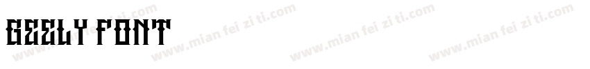 geely font字体转换